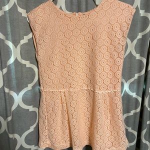 Juniors sweetheart top size small